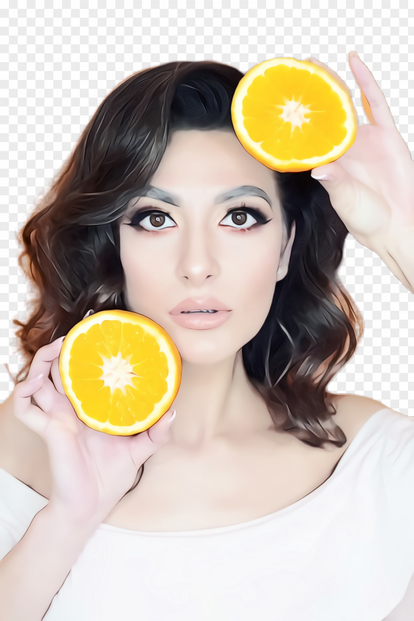 Lip Fried Egg Skin Lemon Grapefruit Yellow Beauty PNG