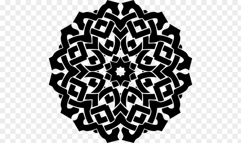 Mandalas Black And White Mandala Clip Art PNG