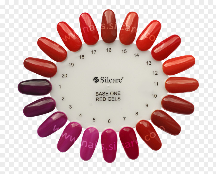 Nail Gel Color Red Lakier Hybrydowy PNG