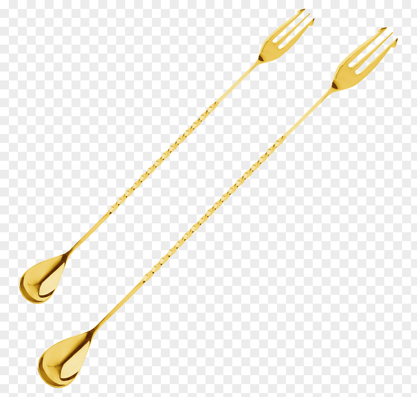 Spoon Wooden Bar Fork PNG