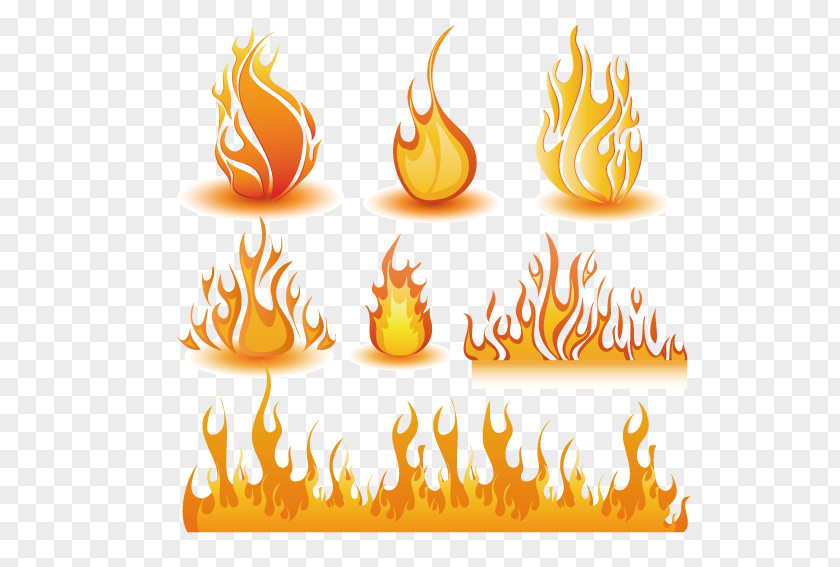 Yellow Flame Light Clip Art PNG