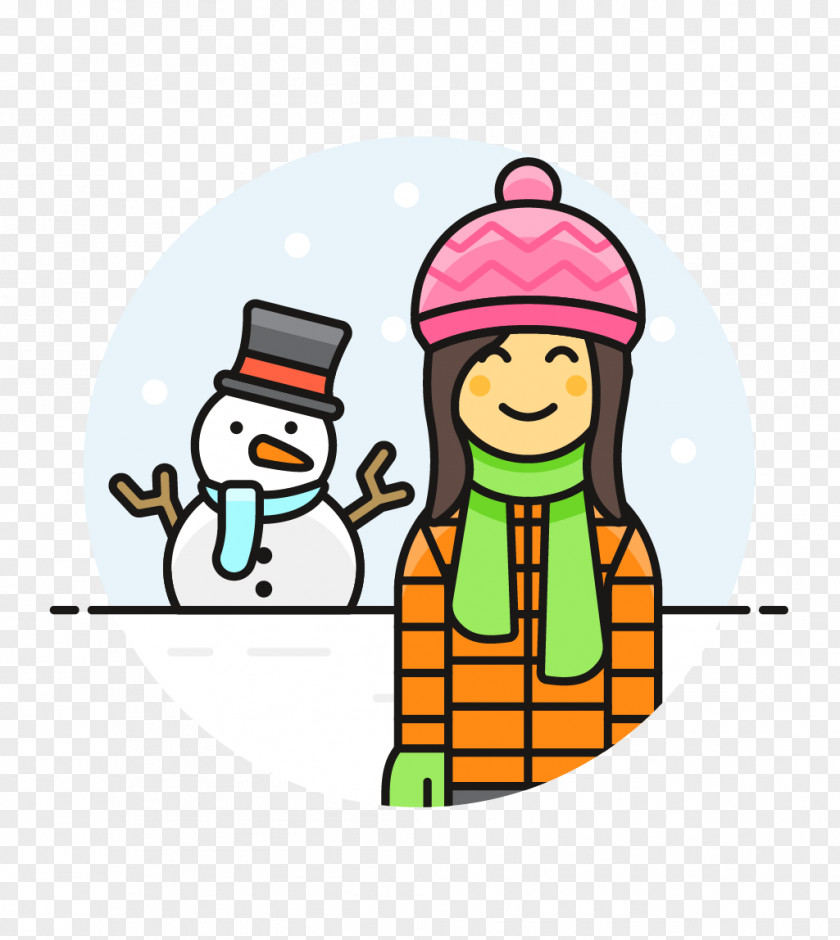 Cartoon Snow Background PNG