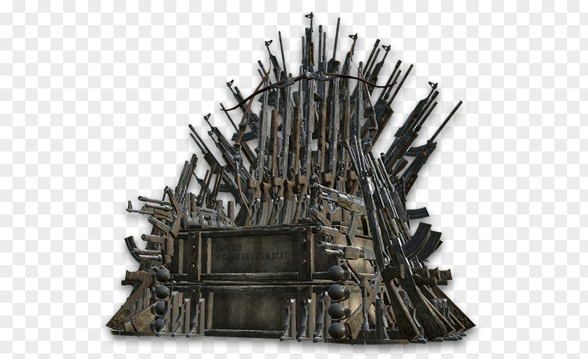 Hideout H1Z1 Gun Throne Crate Metal PNG