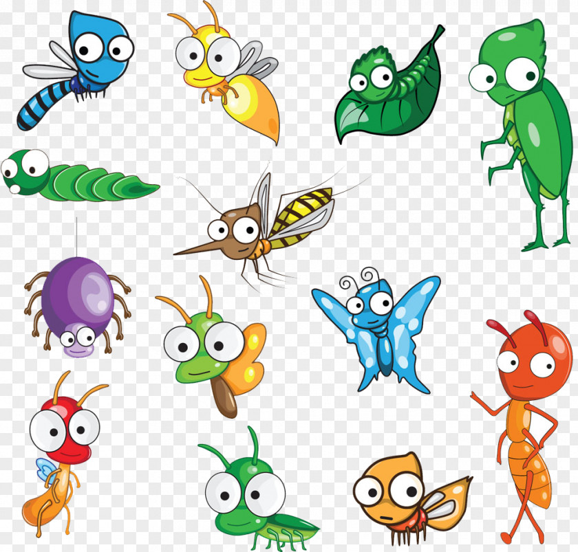 Insects Insect Cartoon Drawing Clip Art PNG