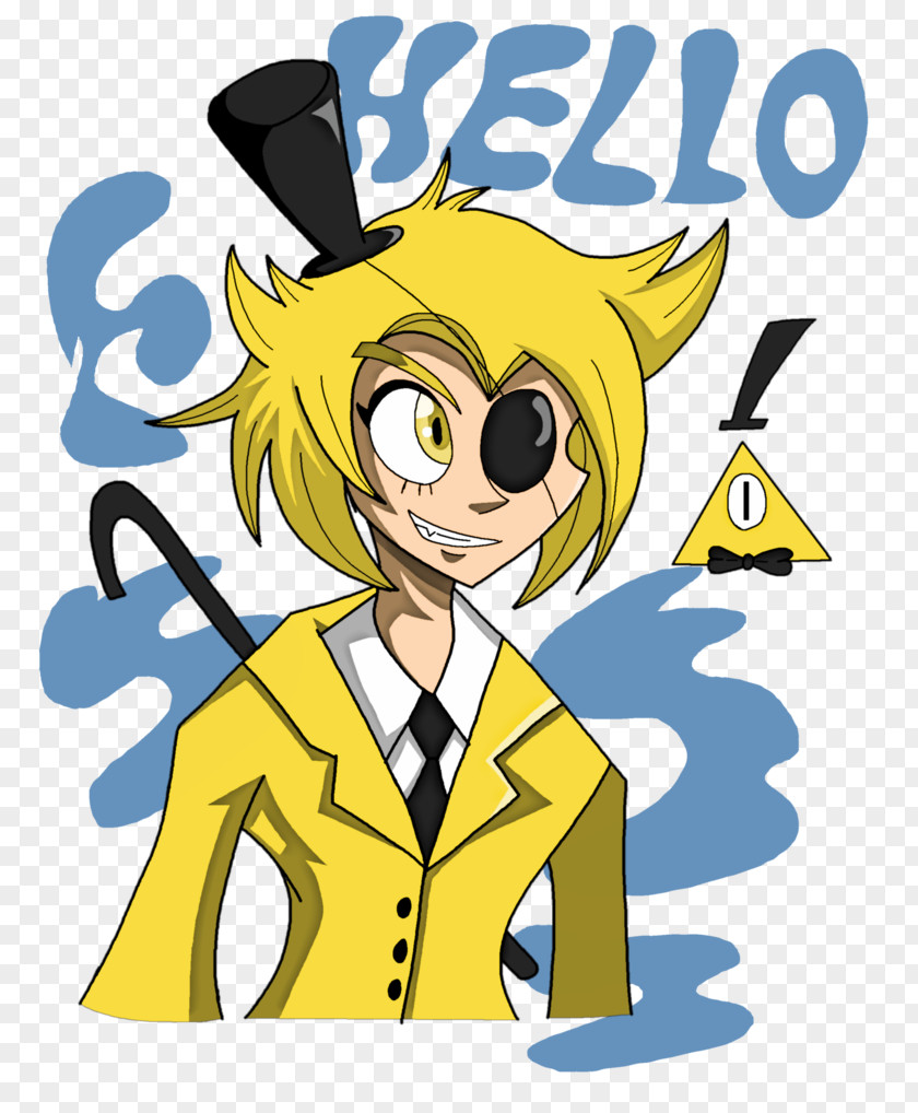 Bill Cipher Human Mabel Pines Art Text PNG