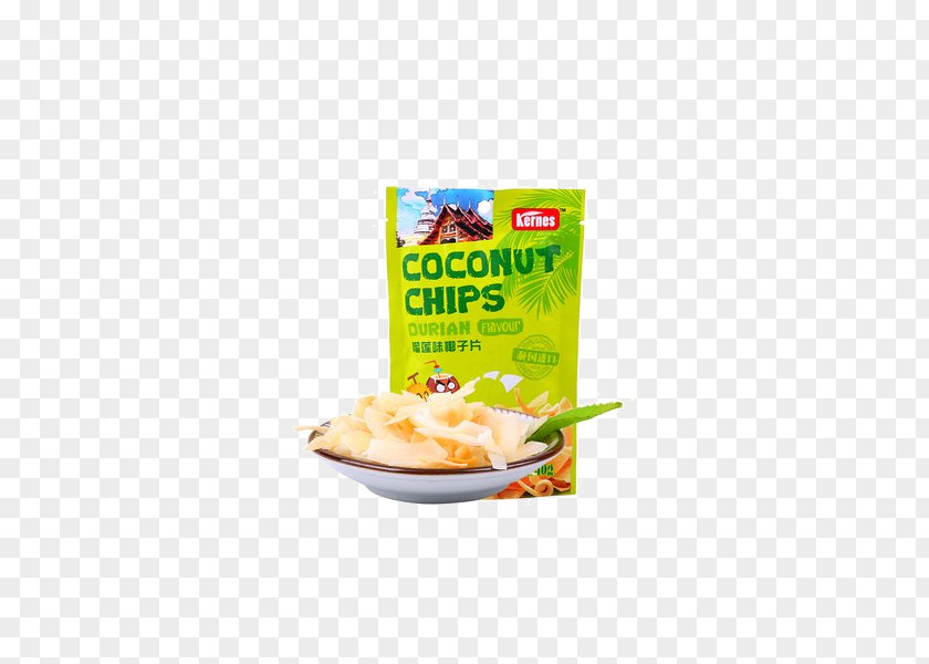 Keen Zi Durian Flavor Coconut Slice Durio Zibethinus Indonesia Corn Flakes Icon PNG