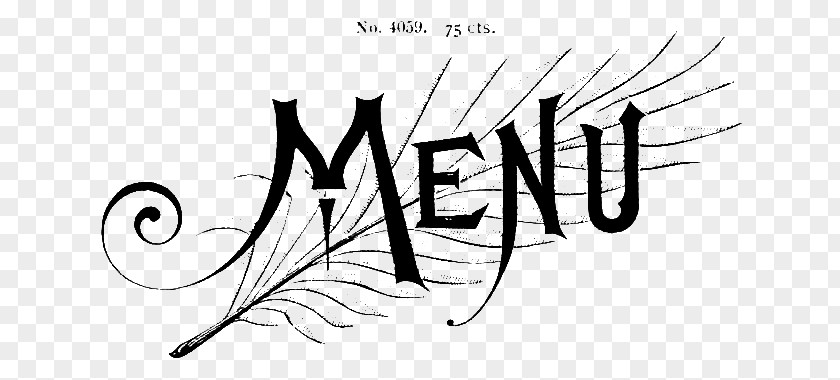 Menu Logo Word Clip Art Design PNG