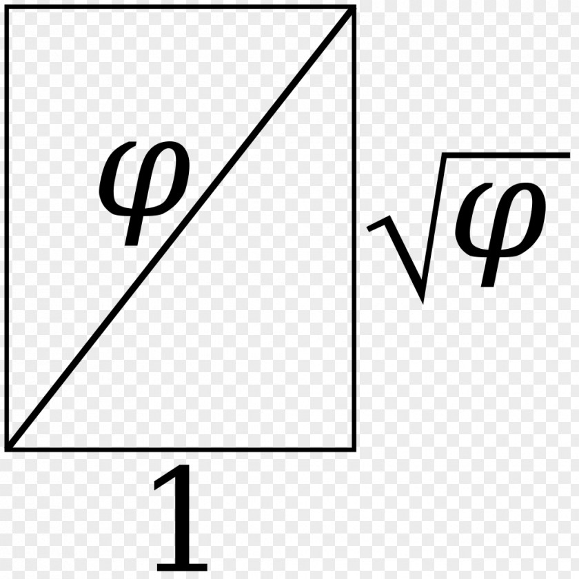 Rectangle Dynamic Golden Ratio Square Root PNG