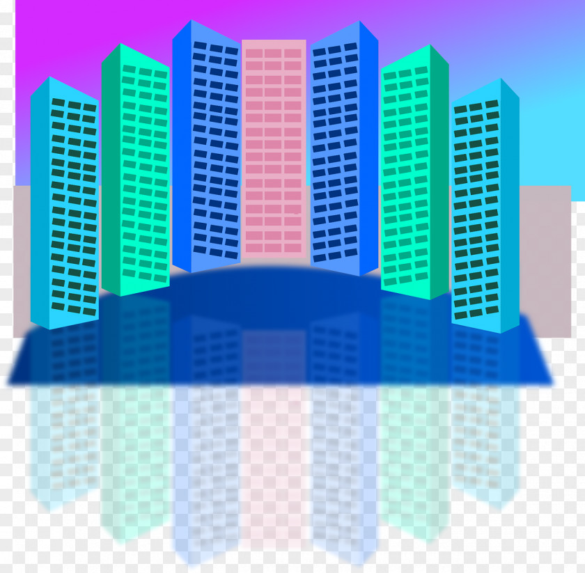 Skyscraper Tower Building Apartment Clip Art PNG