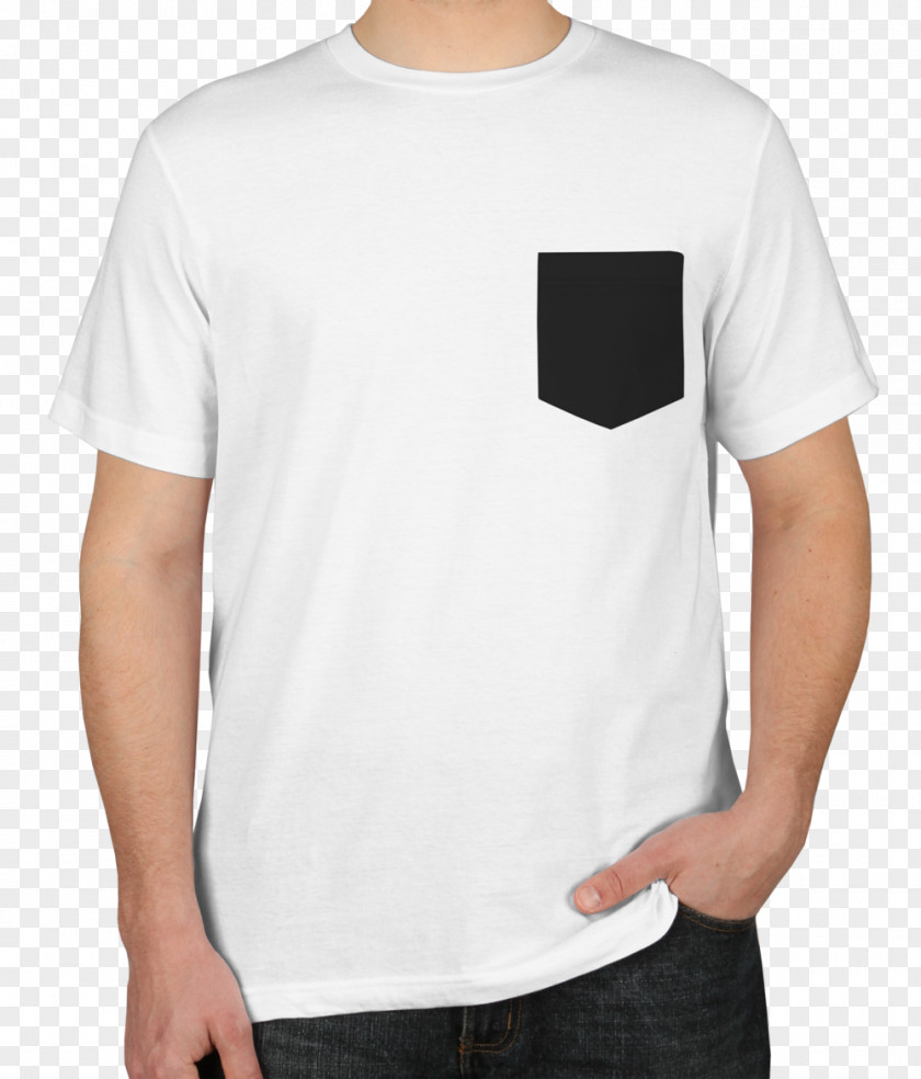 T-shirt Pocket Sleeve White PNG