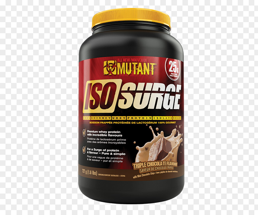 Whey Protein Isolate Dietary Supplement Fudge Mutant PNG
