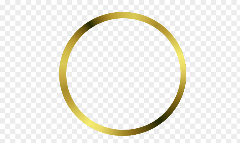 Circle Picture Frames Gold Disk Oval PNG