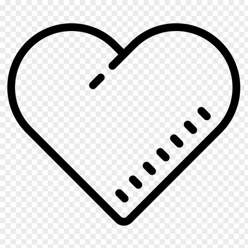Heart Outline Font PNG