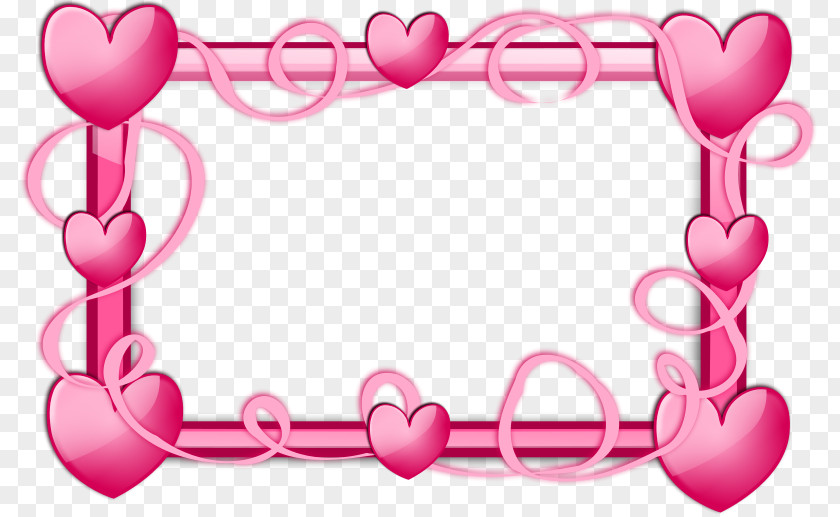 Pink Hearts Heart Free Clip Art PNG
