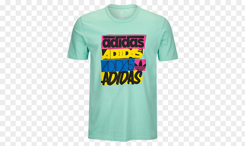 T-shirt Adidas Originals Graphic T-Shirt Mens Yellow Green PNG