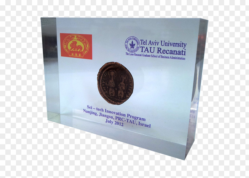 Tel Aviv Medal Metal Casting Poly Glass PNG