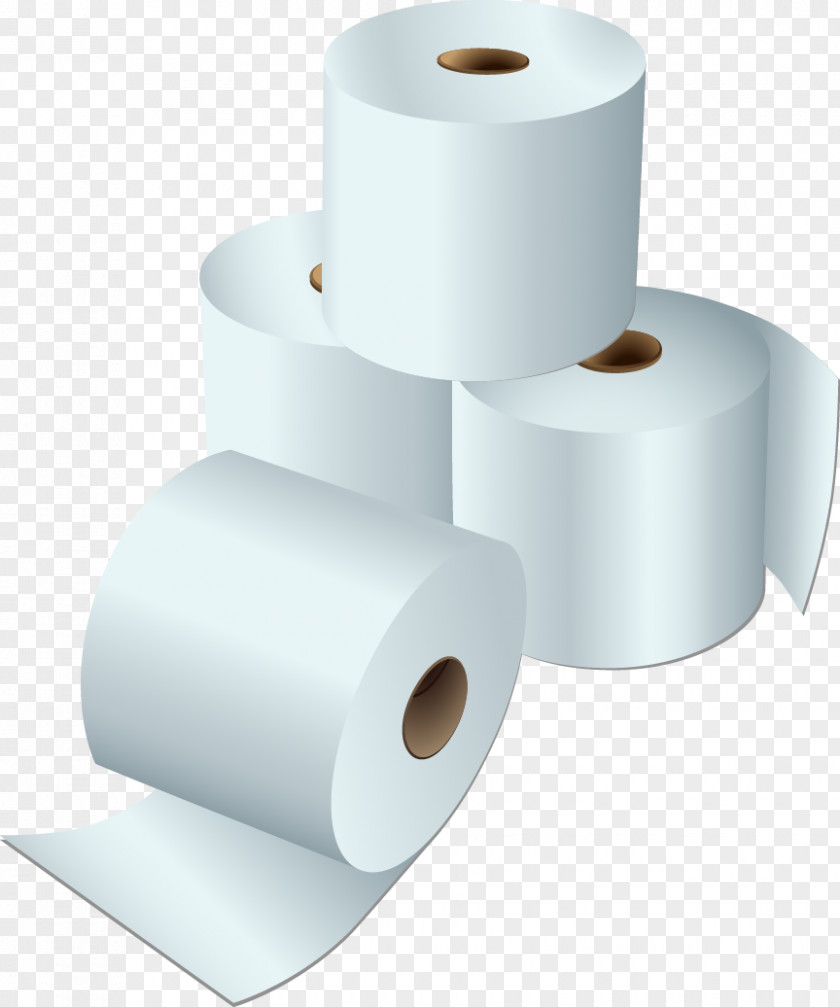 A Roll Of Toilet Paper Vector Material Tissue PNG