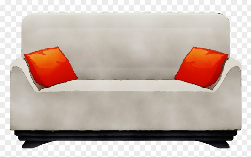 Chair Loveseat Orange PNG