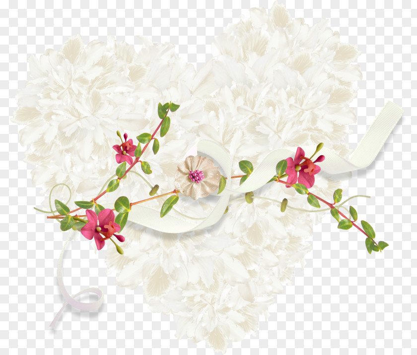 Formal Background Floral Design Heart Cut Flowers PNG
