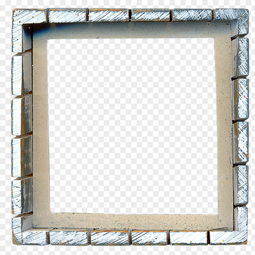 Blue Frame Brick PNG