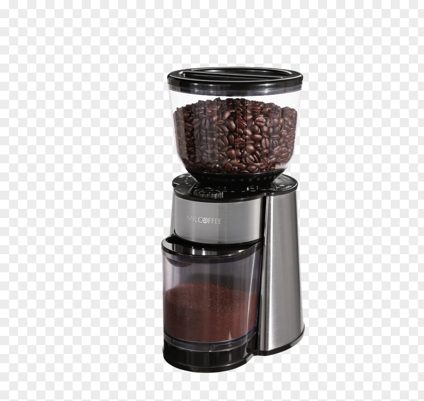Coffee Machine Mr. Burr Mill Grinding PNG