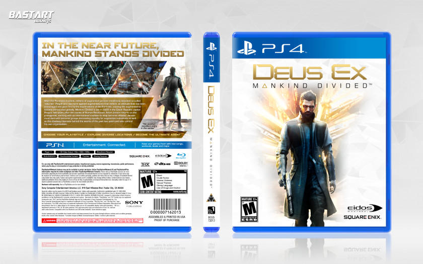 Deus Ex Ex: Mankind Divided Human Revolution Assassin's Creed Syndicate PlayStation 4 Xbox 360 PNG