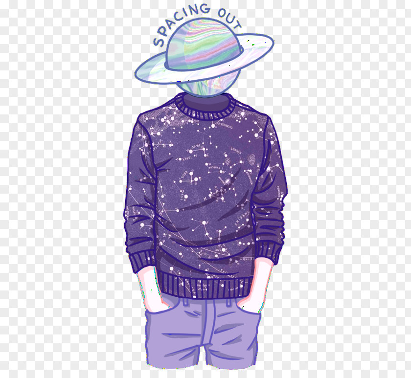Galaxy Stars Image Libra Sweatshirt Clip Art PNG