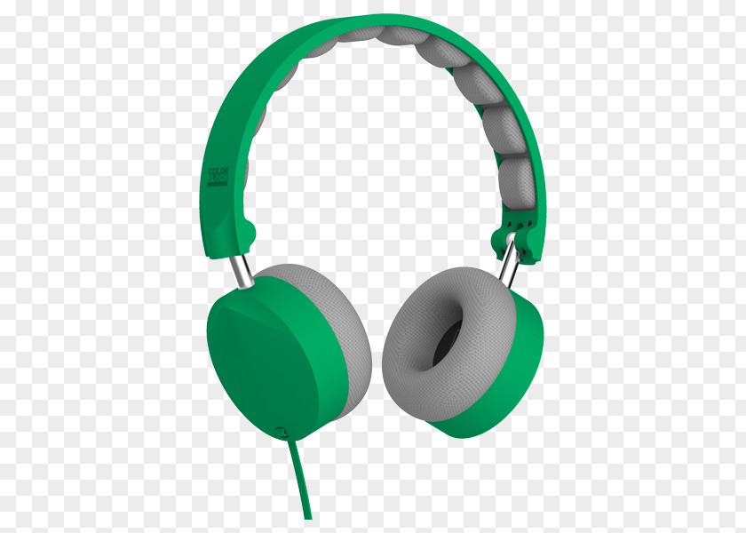 Headset Audio Accessory Green Circle PNG