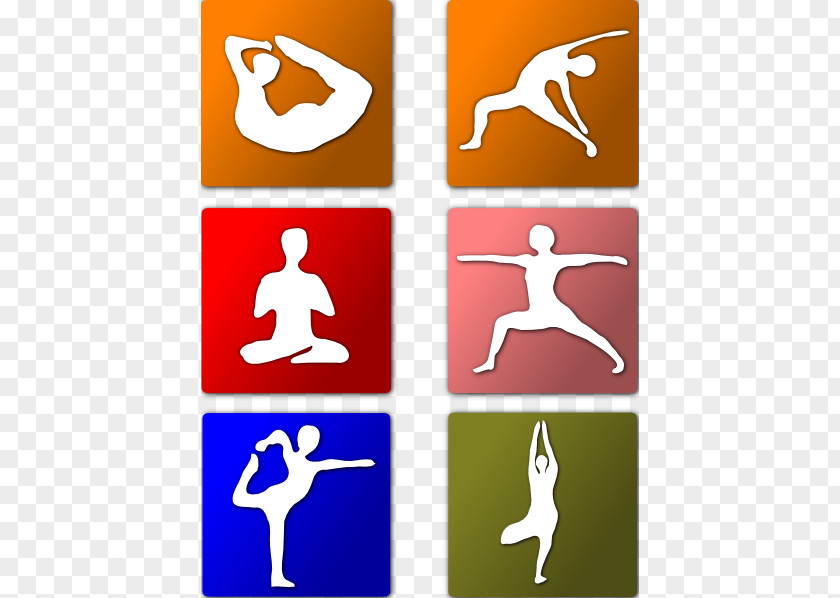 Yoga Pose Cliparts Asana Clip Art PNG