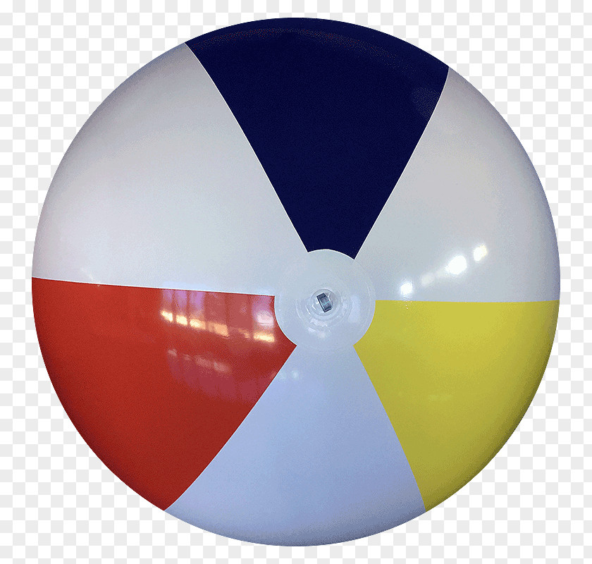 Deflated Beach Ball Cartoon 10 Ft Size Traditional P7 Sphere PNG
