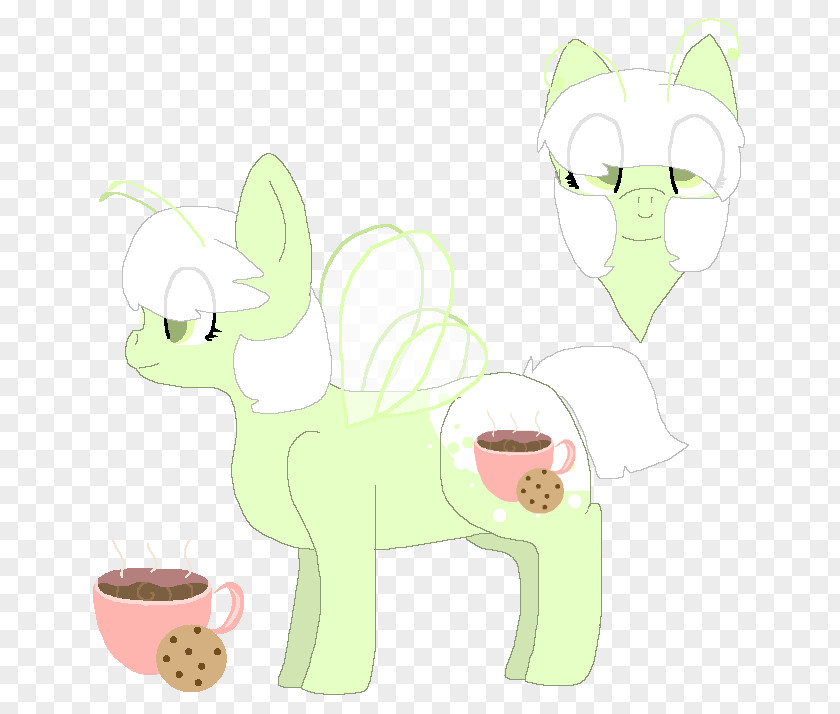 Encourage Mints Aging Horse Illustration Cat Product Design PNG