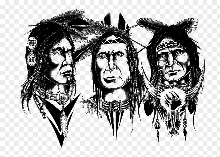 T-shirt Printed Native Americans In The United States Tattoo PNG