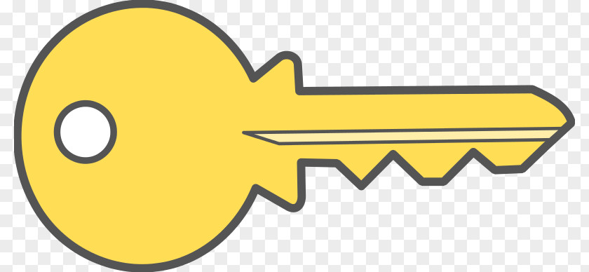 Yellow Key Free Content Clip Art PNG