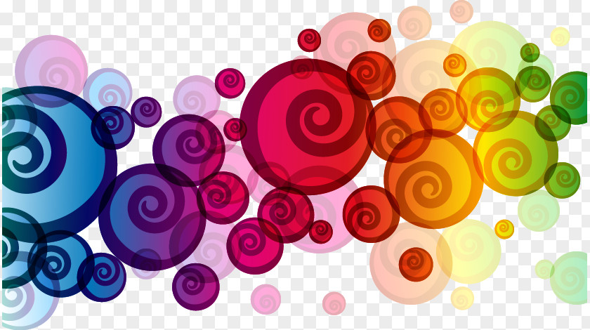 Colorful Abstract Color Pattern Adobe Illustrator Clip Art PNG