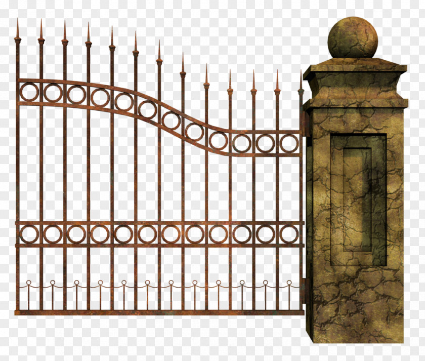 Fence Gate Cemetery Clip Art PNG