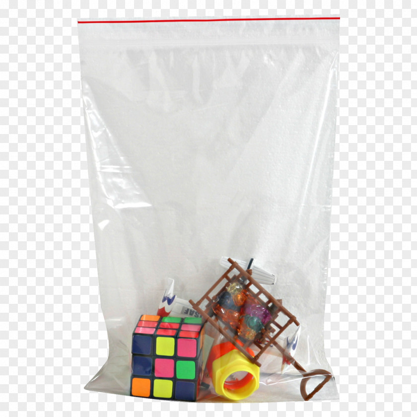 Plastic Bag Packaging And Labeling Box PNG