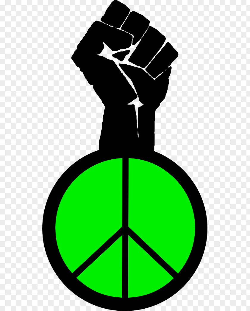 Symbol Raised Fist Black Power Peace Symbols Clip Art PNG
