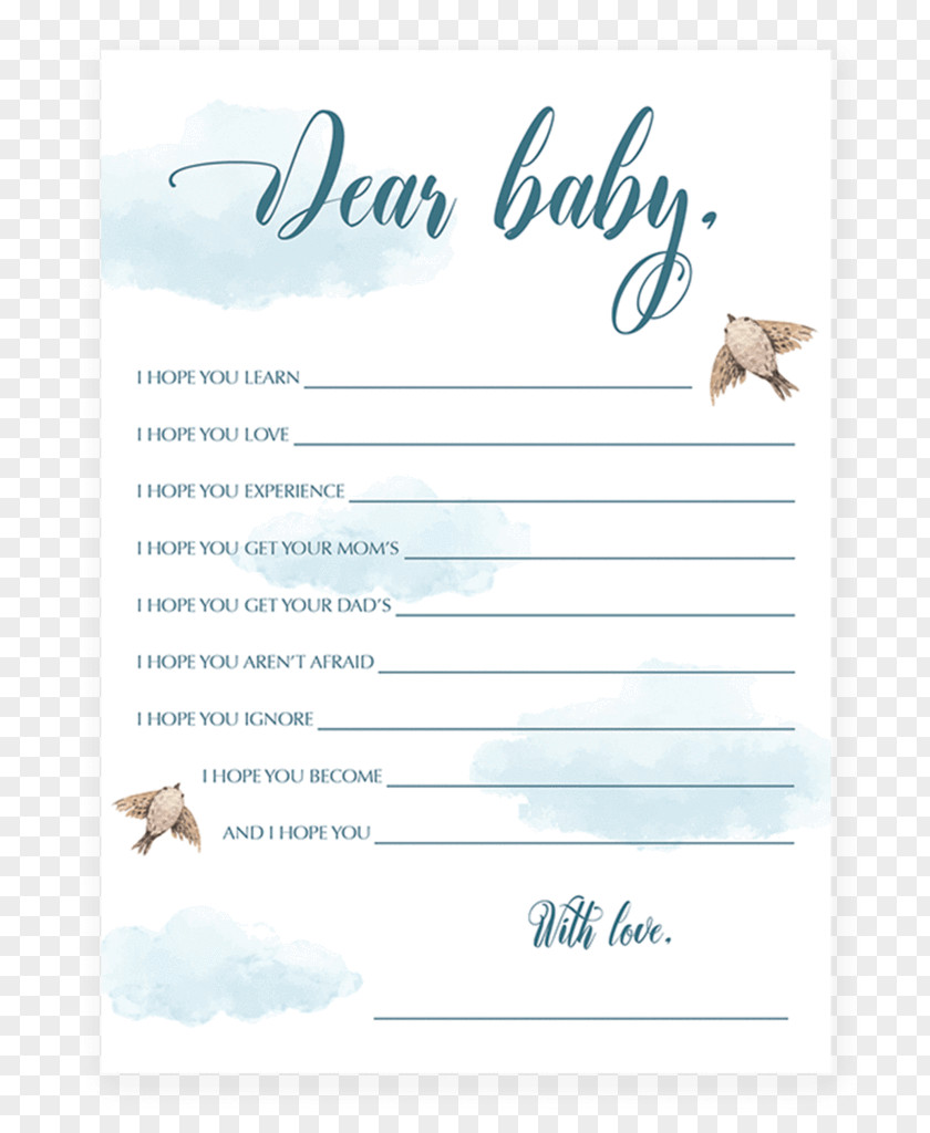 Baby Shower Cards Collection Frame Infant Game Prediction Boy PNG