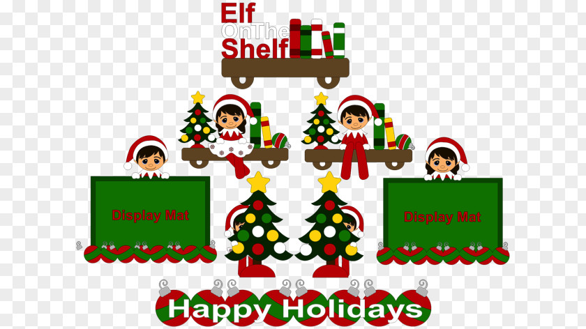 Elf On The Shelf Christmas Tree Clip Art Ornament Day Product PNG