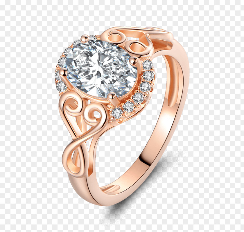 Flower Ring Wedding Jewellery Engagement Silver PNG