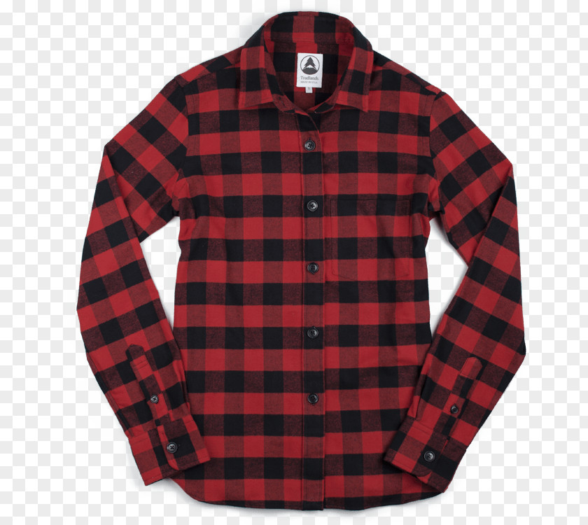 Shirt Flannel Tartan Sleeve Clothing PNG