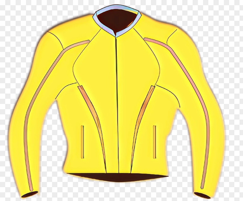 Clothing Yellow Jacket Sleeve Sportswear PNG