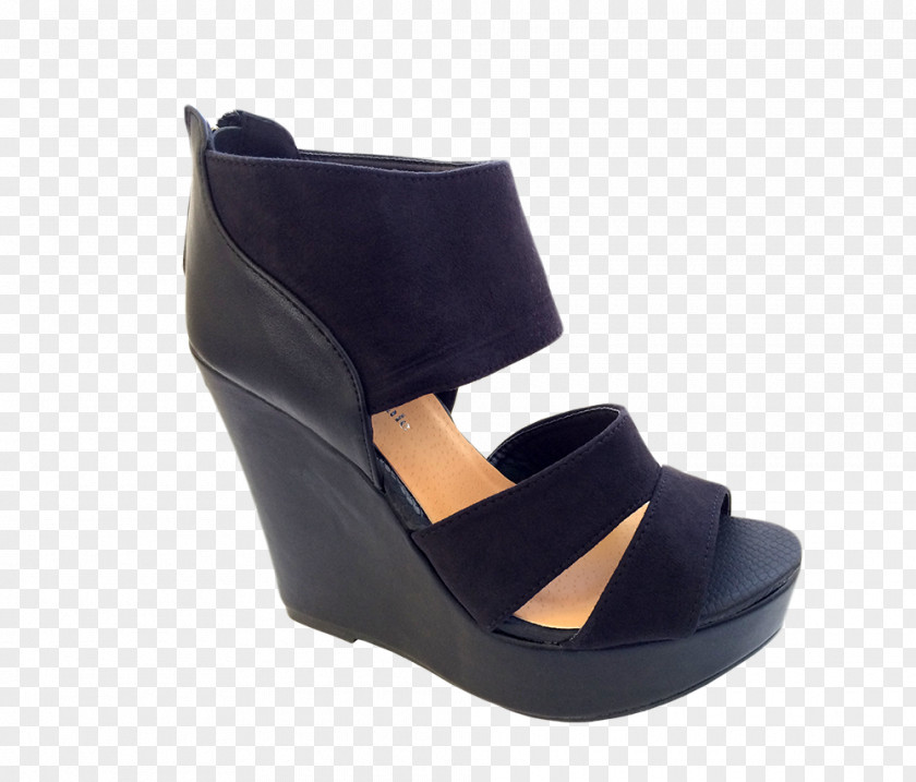 Sandal Suede High-heeled Shoe Wedge Peep-toe PNG