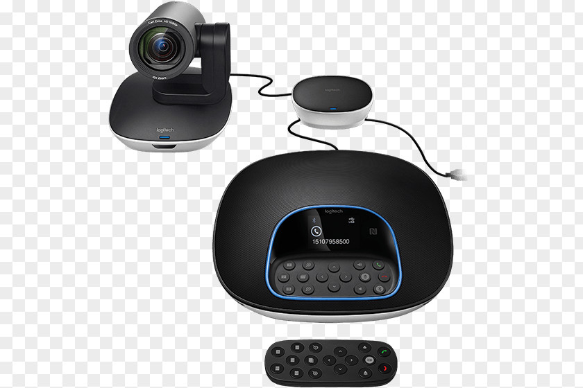 Webcam Full HD 1920 X 1080 Pix Logitech GROUP Stand Grupo Logi Bundle Videotelephony ConferenceCam BCC950 PNG