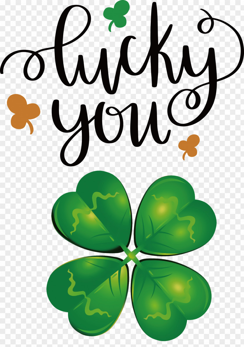 Lucky You St Patricks Day PNG