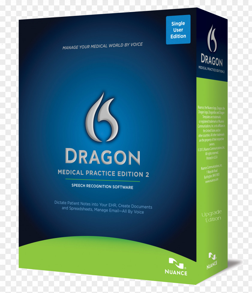 Medical Practice Dragon NaturallySpeaking Nuance Communications Medicine Speech Recognition PowerMic II PNG