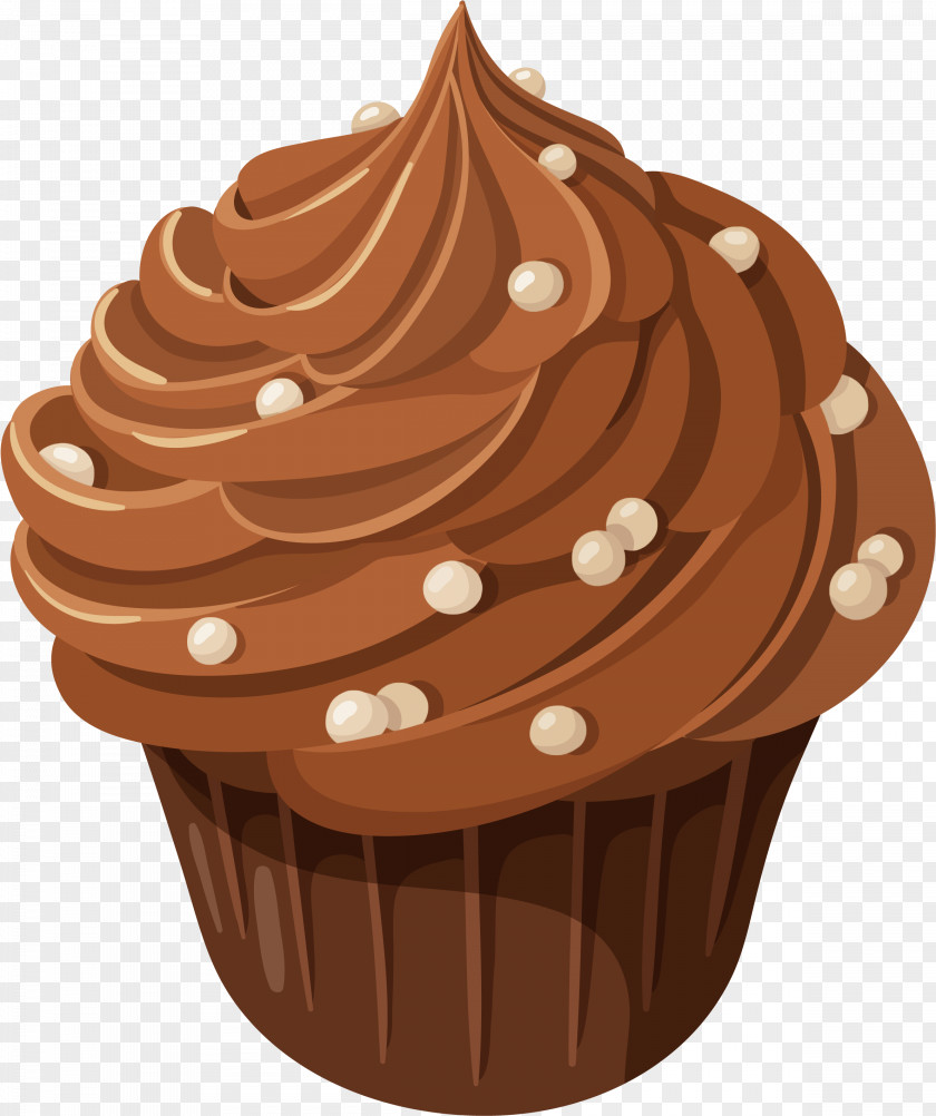 Chocolate Cake Cupcake Frosting & Icing Tart PNG