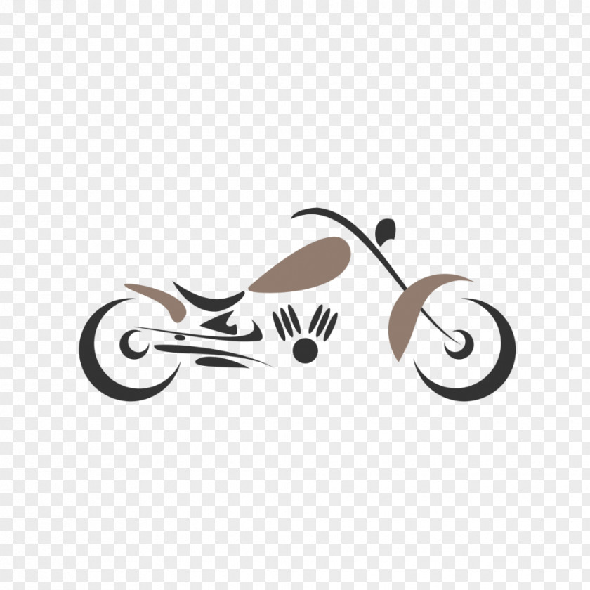 Motorcycle Chopper Logo PNG