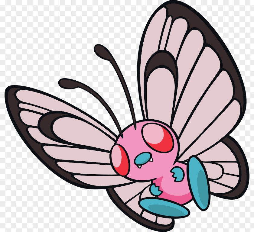 Shiney Ash Ketchum Butterfree Pokémon Weedle Caterpie PNG