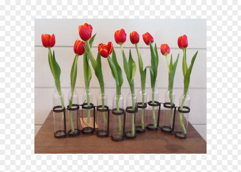 Tulip Vase Floral Design Metal Flower PNG